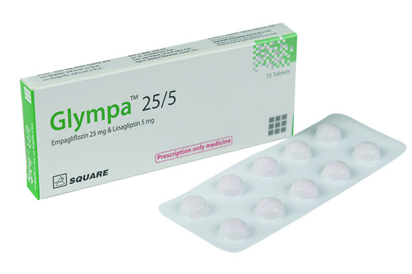 Picture of Tablet Glympa 25 mg+5mg